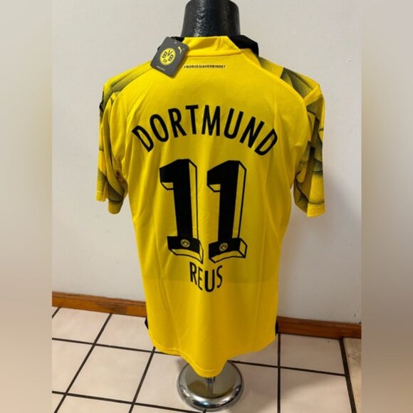 LA Galaxy Borussia Dortmund Marco Reus Jersey # 11 , Unisex - Picture 1 of 13